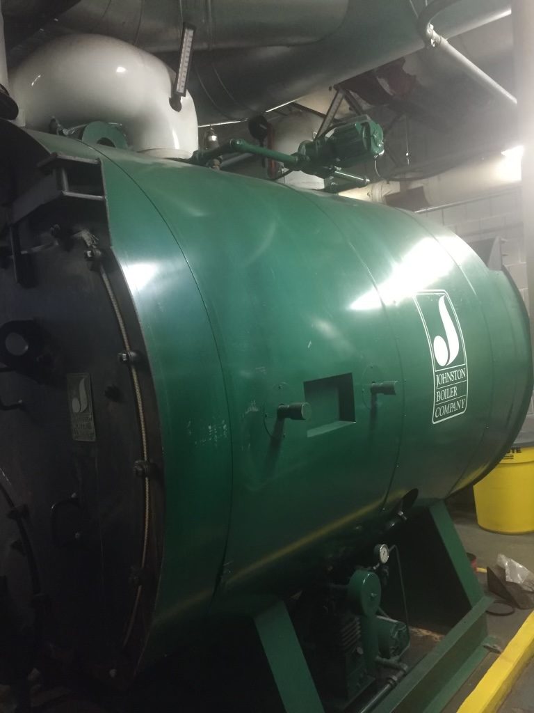 Commercial boiler installed by Heights Plumbing, Heating & Cooling in New Jersey
